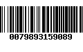 Código de Barras 0079893159089