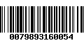 Código de Barras 0079893160054