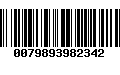 Código de Barras 0079893982342