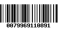 Código de Barras 0079969110891