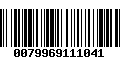 Código de Barras 0079969111041