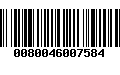 Código de Barras 0080046007584