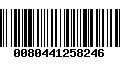 Código de Barras 0080441258246