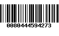 Código de Barras 0080444594273