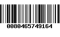 Código de Barras 0080465749164