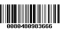 Código de Barras 0080480983666