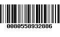 Código de Barras 0080558932886