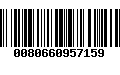 Código de Barras 0080660957159