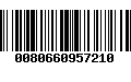 Código de Barras 0080660957210