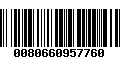 Código de Barras 0080660957760