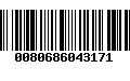 Código de Barras 0080686043171