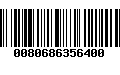 Código de Barras 0080686356400