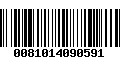 Código de Barras 0081014090591