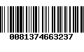 Código de Barras 0081374663237