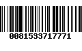 Código de Barras 0081533717771