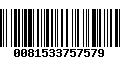 Código de Barras 0081533757579