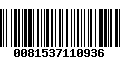 Código de Barras 0081537110936