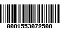 Código de Barras 0081553072508