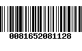 Código de Barras 0081652081128