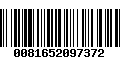 Código de Barras 0081652097372