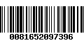 Código de Barras 0081652097396