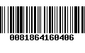 Código de Barras 0081864160406