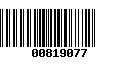 Código de Barras 00819077