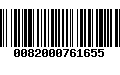 Código de Barras 0082000761655