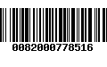 Código de Barras 0082000778516