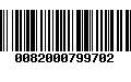 Código de Barras 0082000799702