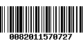 Código de Barras 0082011570727