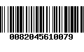 Código de Barras 0082045610079