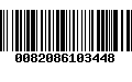 Código de Barras 0082086103448