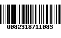 Código de Barras 0082318711083