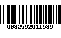 Código de Barras 0082592011589