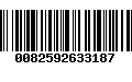 Código de Barras 0082592633187