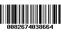 Código de Barras 0082674038664