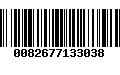 Código de Barras 0082677133038