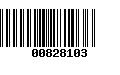 Código de Barras 00828103