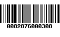 Código de Barras 0082876000308