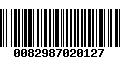 Código de Barras 0082987020127