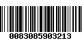 Código de Barras 0083085903213