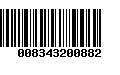 Código de Barras 008343200882