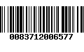 Código de Barras 0083712006577