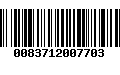 Código de Barras 0083712007703