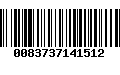 Código de Barras 0083737141512