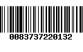 Código de Barras 0083737220132