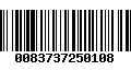 Código de Barras 0083737250108