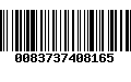 Código de Barras 0083737408165