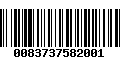 Código de Barras 0083737582001